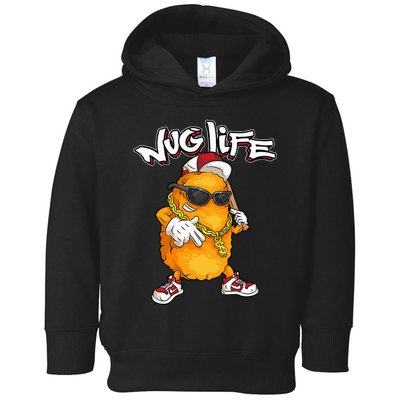 Cool Chicken Nugget Art Chicken Nugget Lover Toddler Hoodie