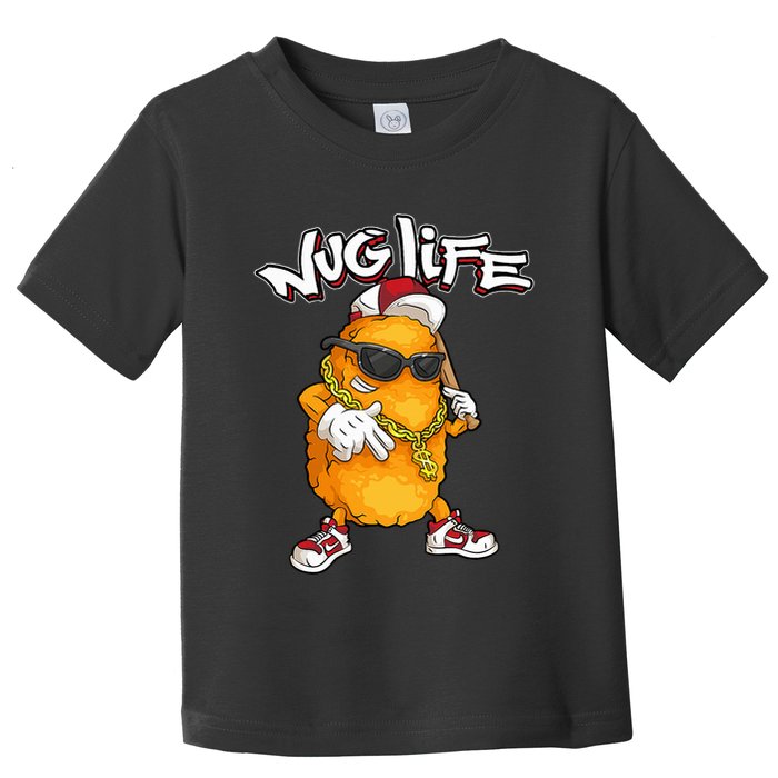Cool Chicken Nugget Art Chicken Nugget Lover Toddler T-Shirt
