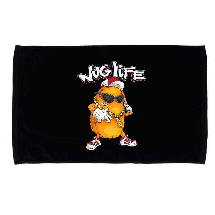 Cool Chicken Nugget Art Chicken Nugget Lover Microfiber Hand Towel