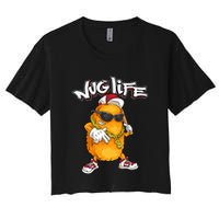 Cool Chicken Nugget Art Chicken Nugget Lover Crop Top