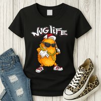 Cool Chicken Nugget Art Chicken Nugget Lover Womens T-Shirt