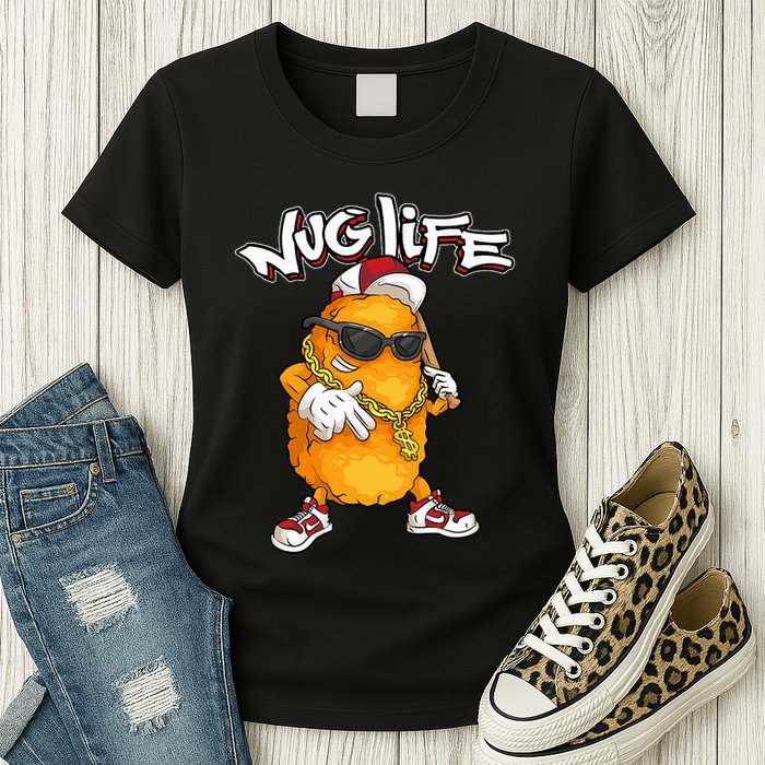 Cool Chicken Nugget Art Chicken Nugget Lover Womens T-Shirt
