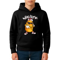 Cool Chicken Nugget Art Chicken Nugget Lover Kids Hoodie