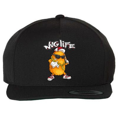 Cool Chicken Nugget Art Chicken Nugget Lover Wool Snapback Cap