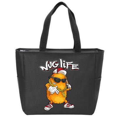 Cool Chicken Nugget Art Chicken Nugget Lover Zip Tote Bag