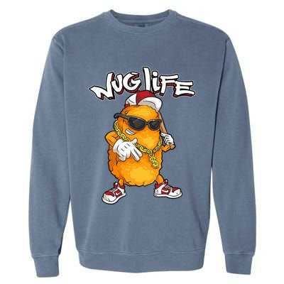 Cool Chicken Nugget Art Chicken Nugget Lover Garment-Dyed Sweatshirt