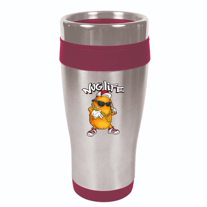 Cool Chicken Nugget Art Chicken Nugget Lover 16oz Travel Tumbler