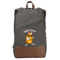 Cool Chicken Nugget Art Chicken Nugget Lover Cotton Canvas Backpack