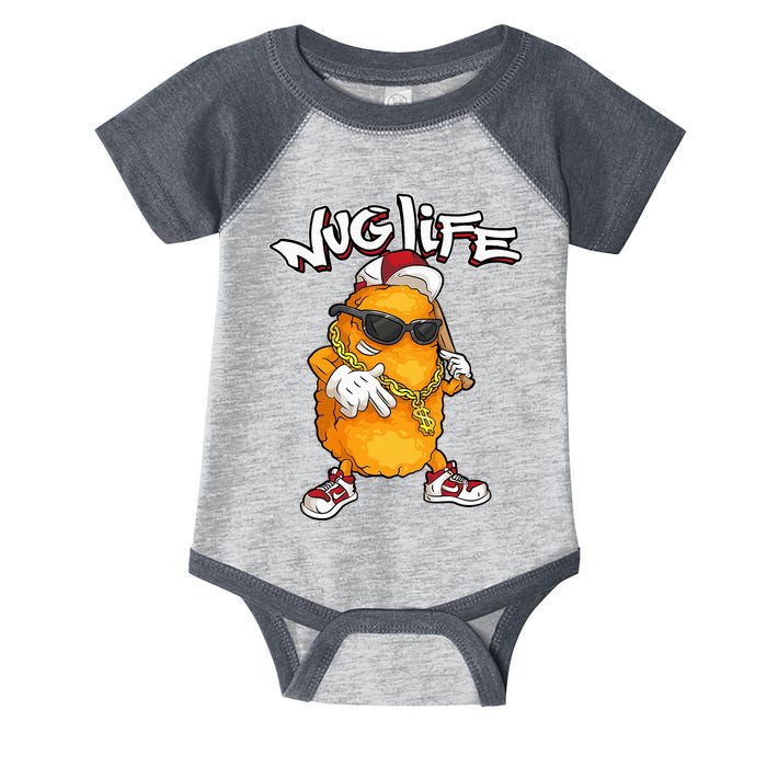Cool Chicken Nugget Art Chicken Nugget Lover Infant Baby Jersey Bodysuit