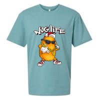 Cool Chicken Nugget Art Chicken Nugget Lover Sueded Cloud Jersey T-Shirt
