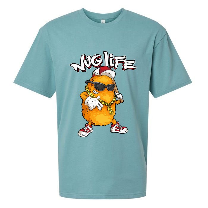 Cool Chicken Nugget Art Chicken Nugget Lover Sueded Cloud Jersey T-Shirt