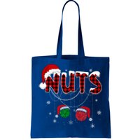 Christmas Chest Nuts Funny Couple Matching Xmas Couple Tees Gift Tote Bag