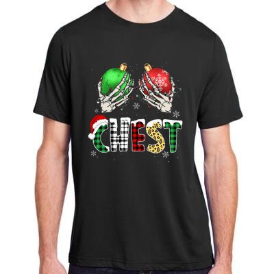 Christmas Chest Nuts Chestnuts Xmas Couple Matching Costume Adult ChromaSoft Performance T-Shirt