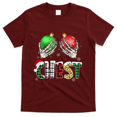 Christmas Chest Nuts Chestnuts Xmas Couple Matching Costume T-Shirt