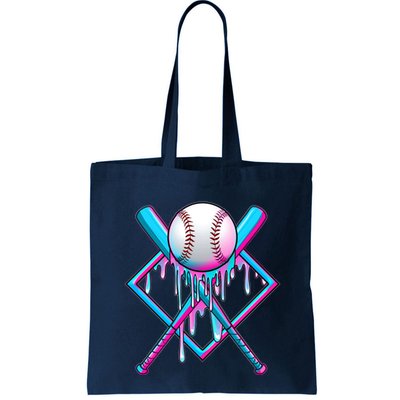 Cool Cute Neon Paint Baseball Bat Ball Diamond Bag