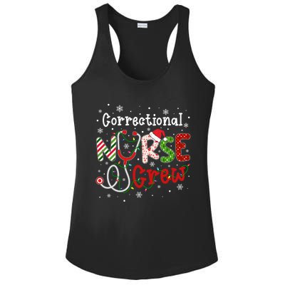 Correctional Christmas Nurse Crew Nursing Christmas Pattern Great Gift Ladies PosiCharge Competitor Racerback Tank