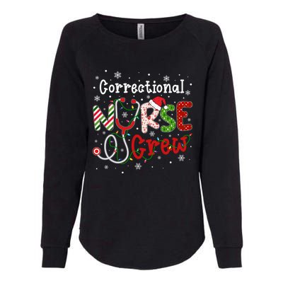 Correctional Christmas Nurse Crew Nursing Christmas Pattern Great Gift Womens California Wash Sweatshirt