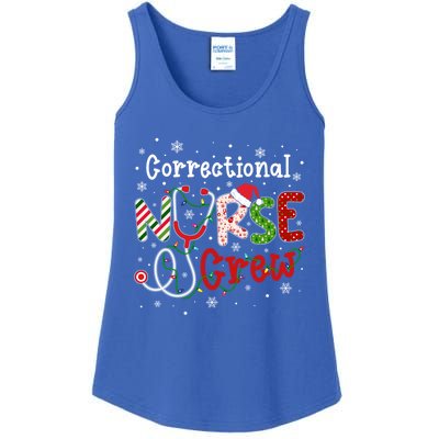 Correctional Christmas Nurse Crew Nursing Christmas Pattern Great Gift Ladies Essential Tank