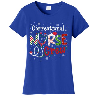 Correctional Christmas Nurse Crew Nursing Christmas Pattern Great Gift Women's T-Shirt