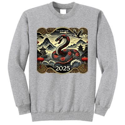 Cute Chinese New Year Of The Snake 2025 Tall Sweatshirt