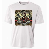 Cute Chinese New Year Of The Snake 2025 Cooling Performance Crew T-Shirt