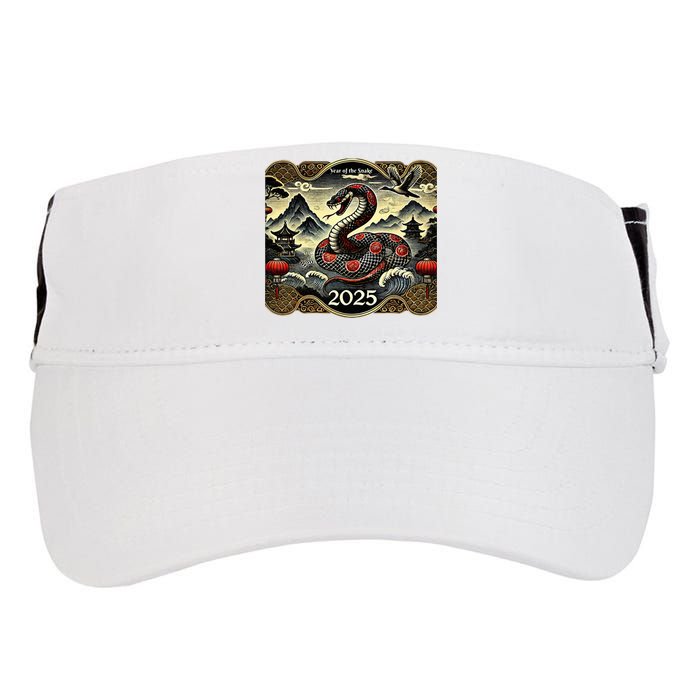 Cute Chinese New Year Of The Snake 2025 Adult Drive Performance Visor