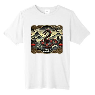 Cute Chinese New Year Of The Snake 2025 Tall Fusion ChromaSoft Performance T-Shirt