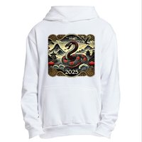 Cute Chinese New Year Of The Snake 2025 Urban Pullover Hoodie