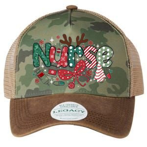 Cute Christmas Nurse Legacy Tie Dye Trucker Hat