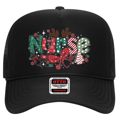 Cute Christmas Nurse Trucker Hat