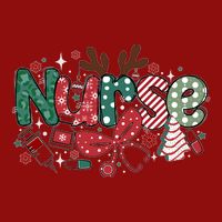 Cute Christmas Nurse Cooling Performance Crew T-Shirt