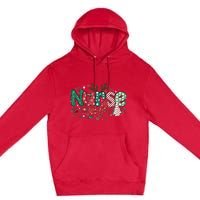 Cute Christmas Nurse Premium Pullover Hoodie