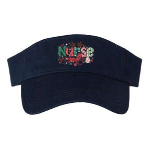 Cute Christmas Nurse Valucap Bio-Washed Visor