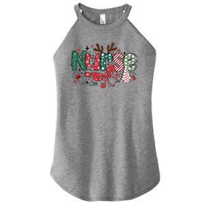 Cute Christmas Nurse Women's Perfect Tri Rocker Tank