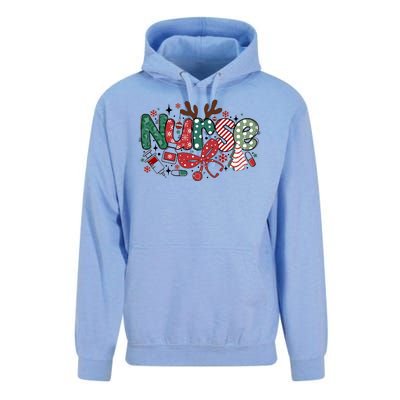 Cute Christmas Nurse Unisex Surf Hoodie