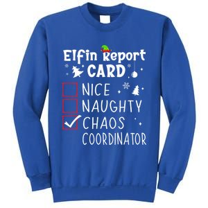 Coworker Christmas Nice Naughty Xmas List Chaos Coordinator Gift Sweatshirt