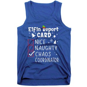 Coworker Christmas Nice Naughty Xmas List Chaos Coordinator Gift Tank Top