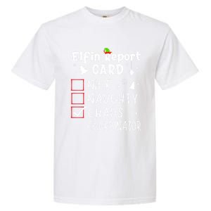 Coworker Christmas Nice Naughty Xmas List Chaos Coordinator Gift Garment-Dyed Heavyweight T-Shirt