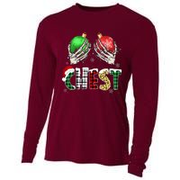 Christmas Chest Nuts Chestnuts Xmas Couple Matching Costume Cooling Performance Long Sleeve Crew