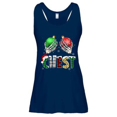 Christmas Chest Nuts Chestnuts Xmas Couple Matching Costume Ladies Essential Flowy Tank