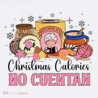 Christmas Calories No Cuentan Mexican Pan Dulce Xmas Family Sustainable Bucket Hat