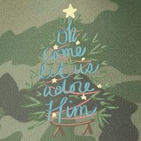 Christian Christ Nativity Christmas Oh Come Let Us Adore Him Great Gift Legacy Tie Dye Trucker Hat