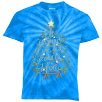 Christian Christ Nativity Christmas Oh Come Let Us Adore Him Great Gift Kids Tie-Dye T-Shirt