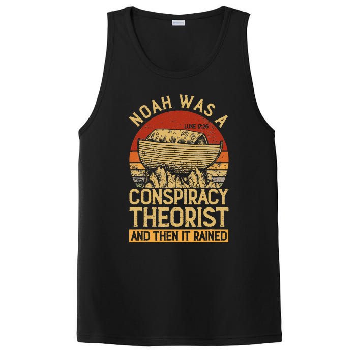 Conservative Christian Noah Was A Conspiracy Theorist PosiCharge Competitor Tank