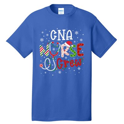 Cna Christmas Nurse Crew Funny Nursing Christmas Pattern Gift Tall T-Shirt