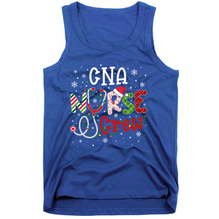 Cna Christmas Nurse Crew Funny Nursing Christmas Pattern Gift Tank Top