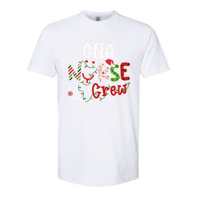 Cna Christmas Nurse Crew Funny Nursing Christmas Pattern Gift Softstyle CVC T-Shirt