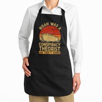 Conservative Christian Noah Was A Conspiracy Theorist Retro Apron