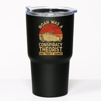 Conservative Christian Noah Was A Conspiracy Theorist Retro Tumbler
