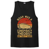 Conservative Christian Noah Was A Conspiracy Theorist Retro PosiCharge Competitor Tank